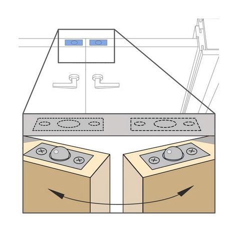 Door Closing Options Ball and Catch